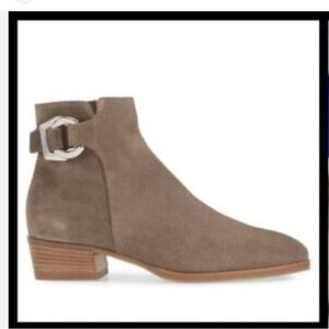 Aquatalia Taupe Ankle Booties